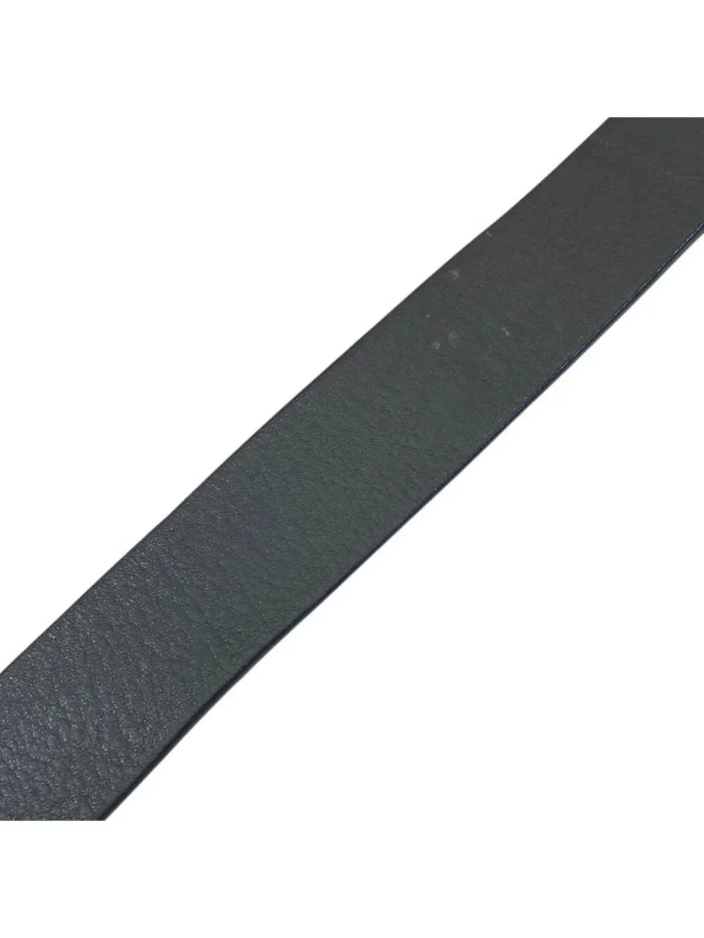 Fendi FF Logo Buckle Belt Leather Gray Practical